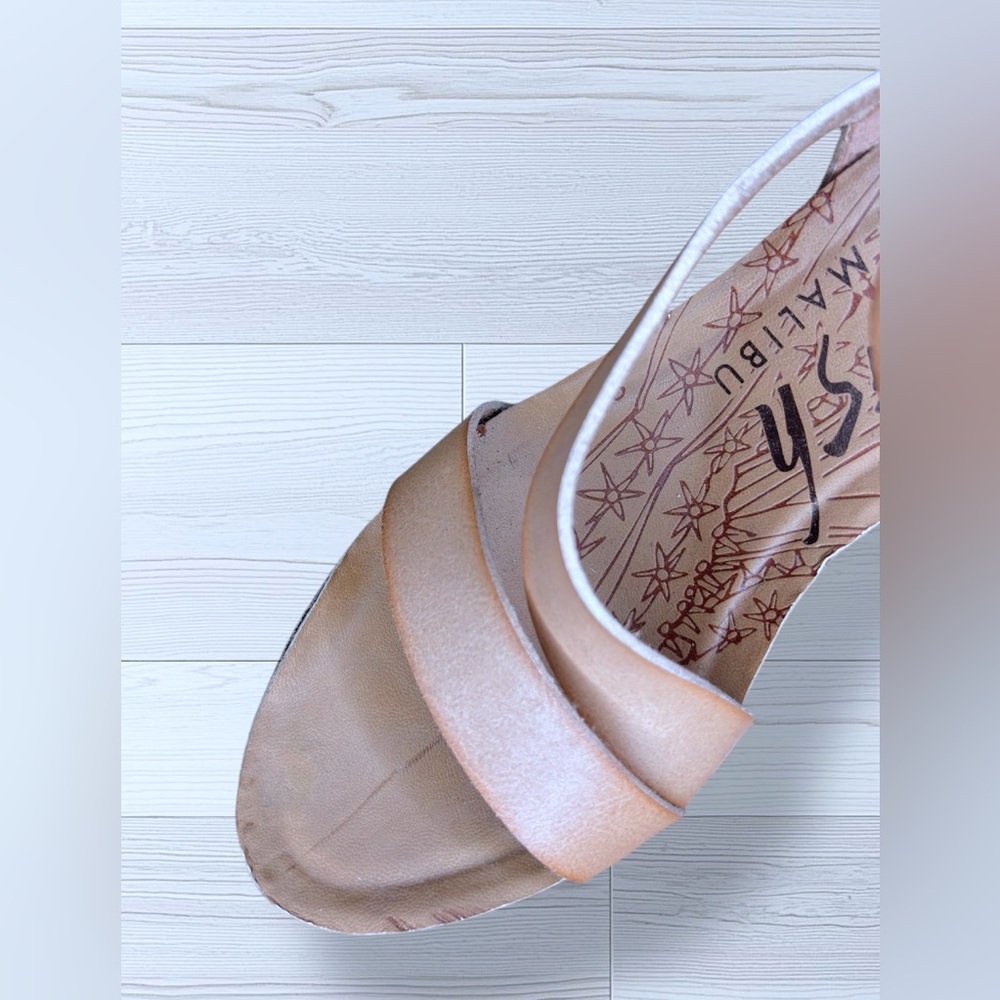 BLOWFISH MALIBU Women’s Hapuku Nude Wedge Sandals with Faux Cork Sole - Picture 7 of 15